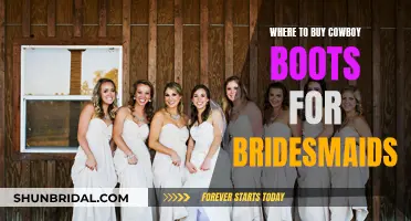 Bridesmaids' Cowboy Boots: Where to Buy Them?