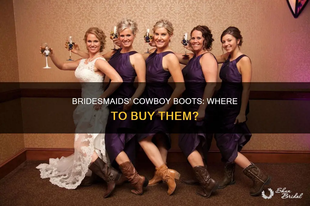 where to buy cowboy boots for bridesmaids