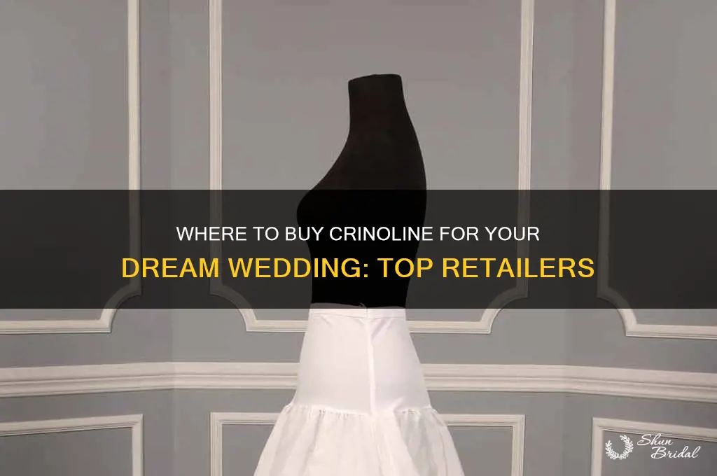 where to buy crinoline for wedding