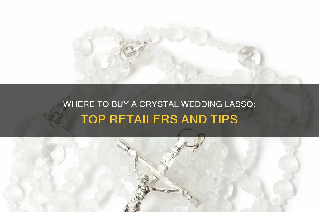 where to buy crystal wedding lasso