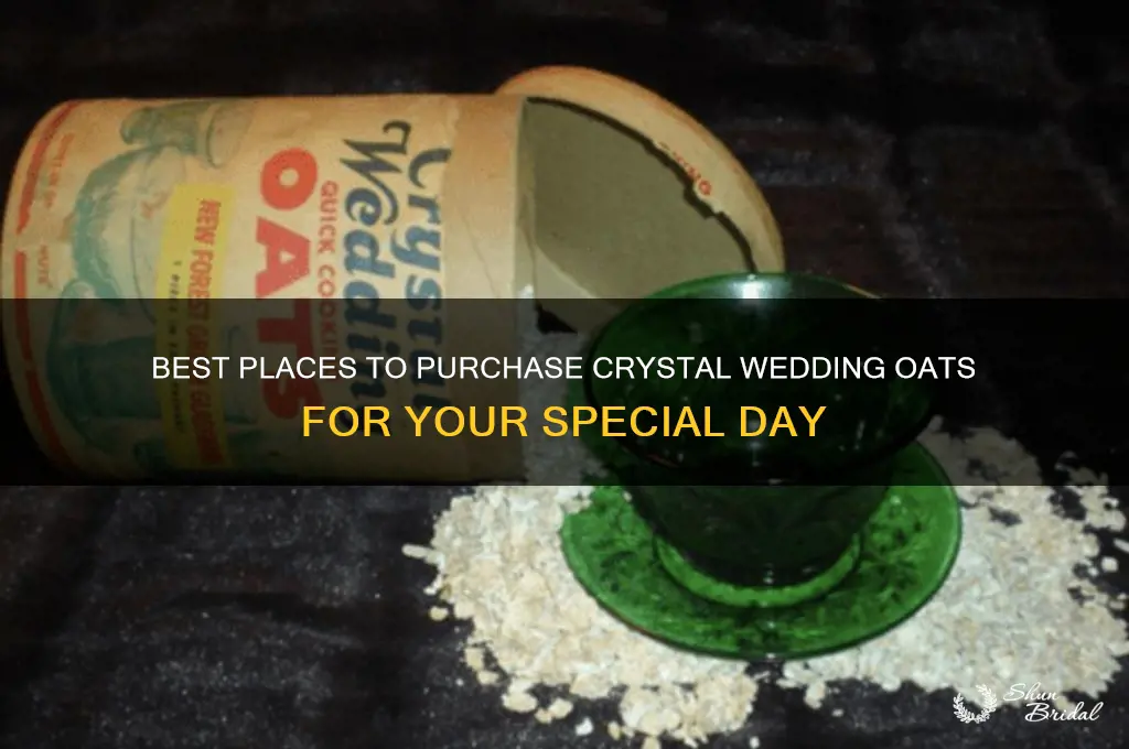 where to buy crystal wedding oats
