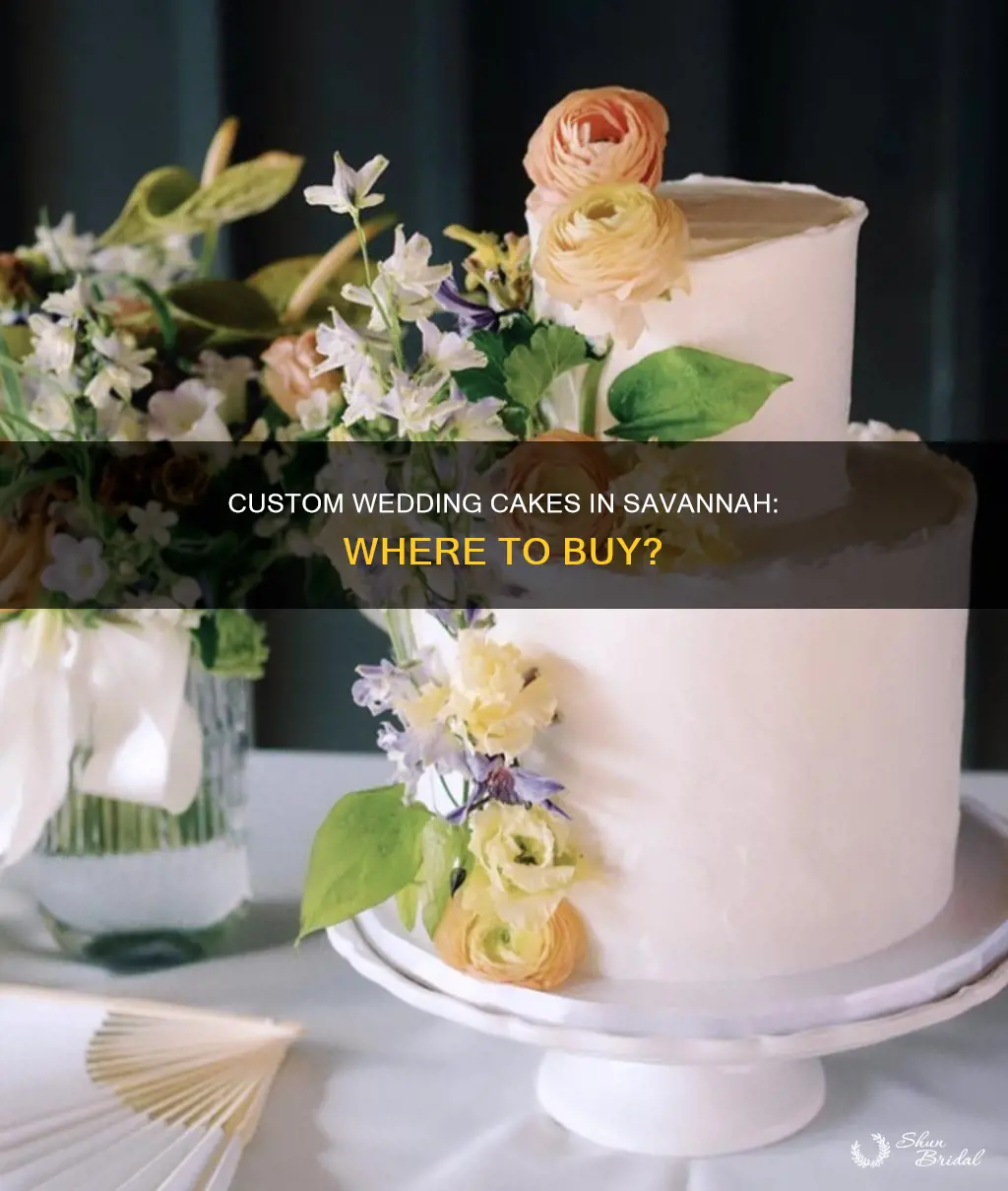 where to buy custom made wedding cake in savannah ga