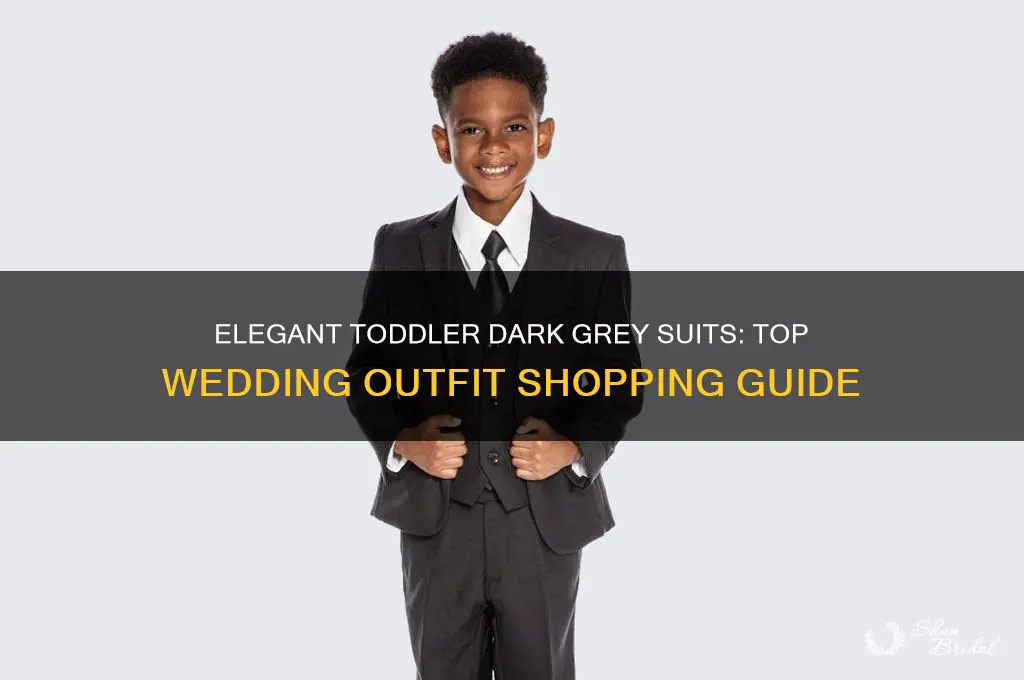 where to buy dark grey suits for toddlers for weddings