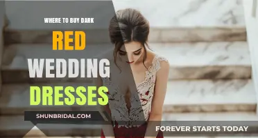 Shop Dark Red Wedding Dresses for Your Big Day