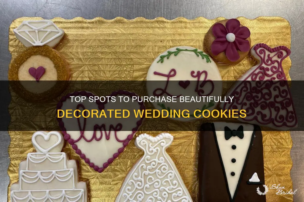 where to buy decorated wedding cookies