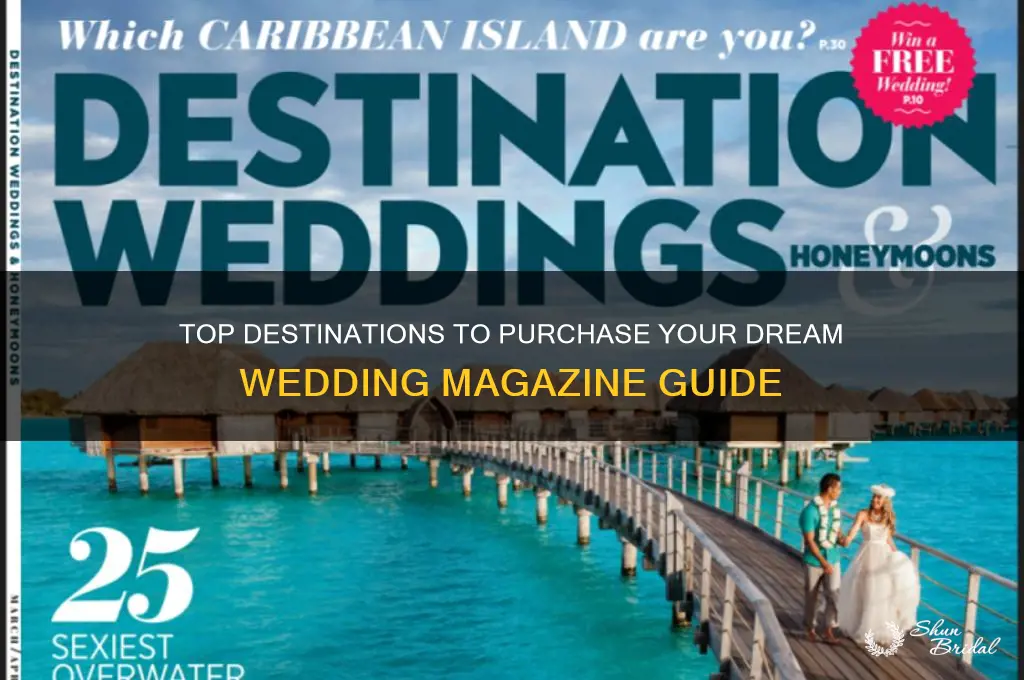 where to buy destination wedding magazine