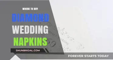 Elegant Diamond Wedding Napkins: Top Retailers and Online Sources