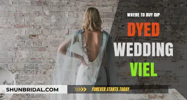 Unique Dip-Dyed Wedding Veils: Top Retailers and Online Shops