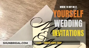 DIY Wedding Invites: Where to Buy Supplies