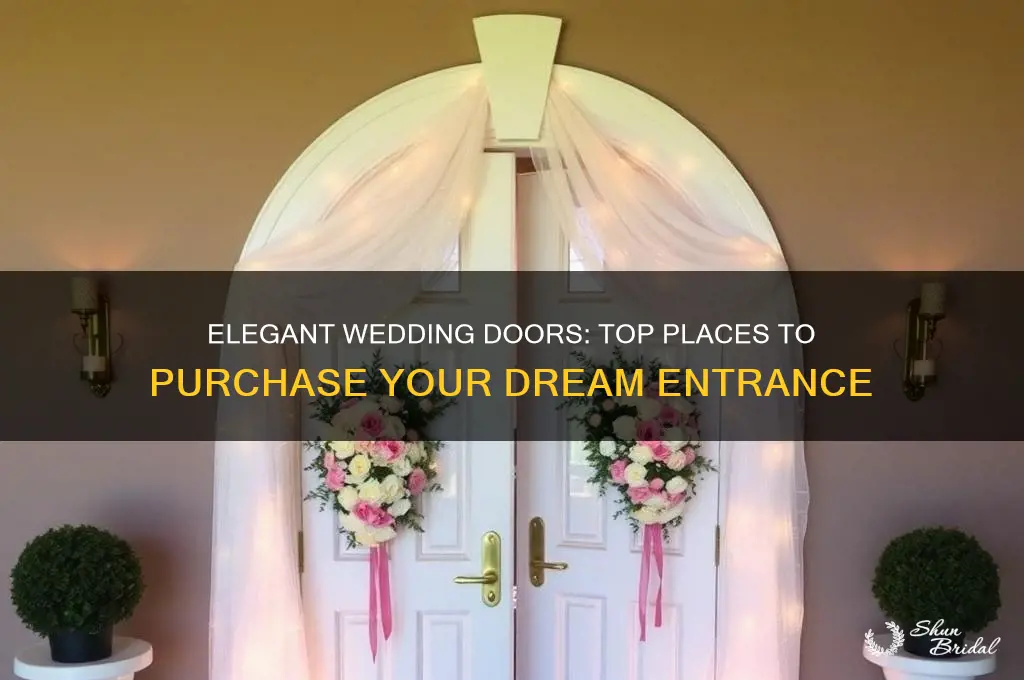 where to buy doors for wedding
