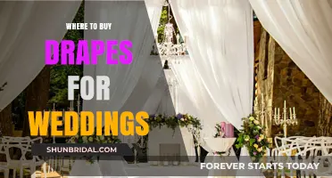 Elegant Wedding Drapes: Top Places to Purchase Stunning Decor