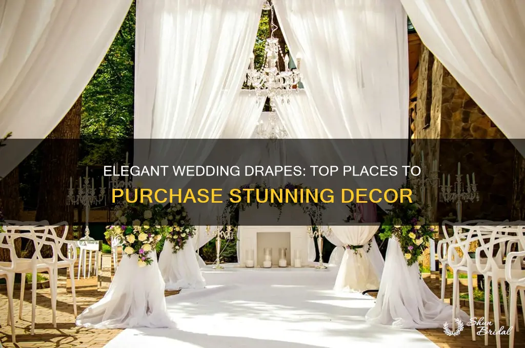 where to buy drapes for weddings
