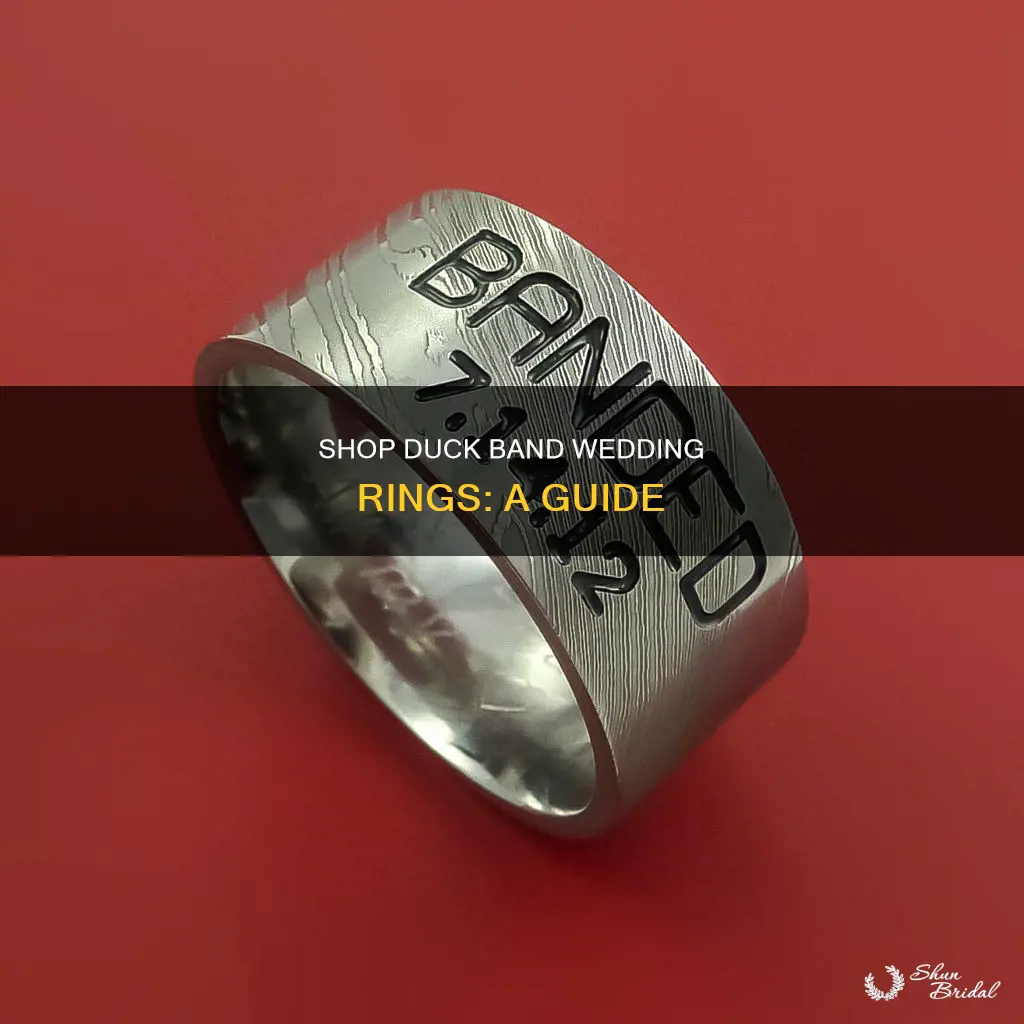 where to buy duck band wedding rings