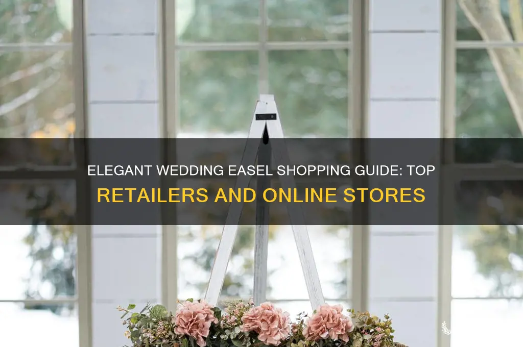 where to buy easel for wedding