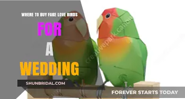 Where to Buy Fake Love Birds for Your Wedding Decor