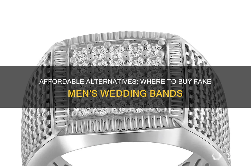 where to buy fake mens wedding bands