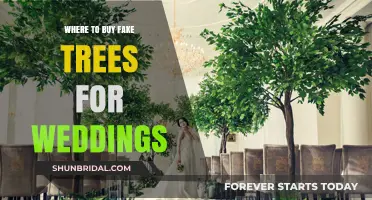 Elegant Wedding Decor: Top Places to Buy Fake Trees for Your Big Day