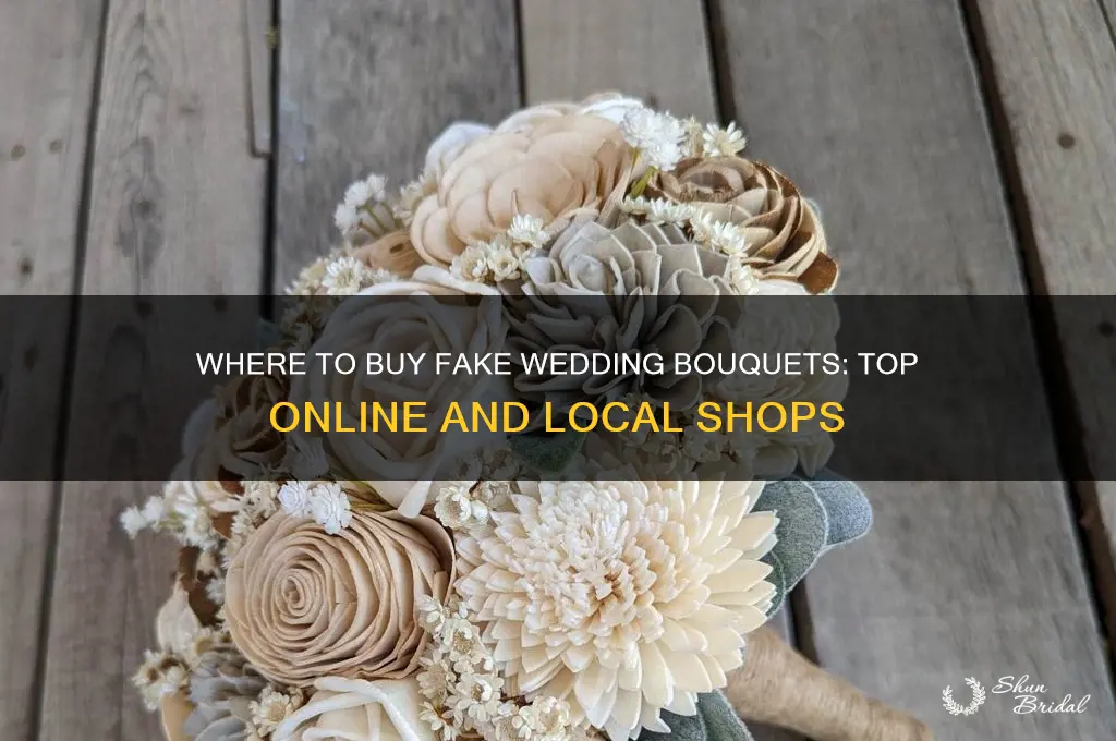 where to buy fake wedding bouquets