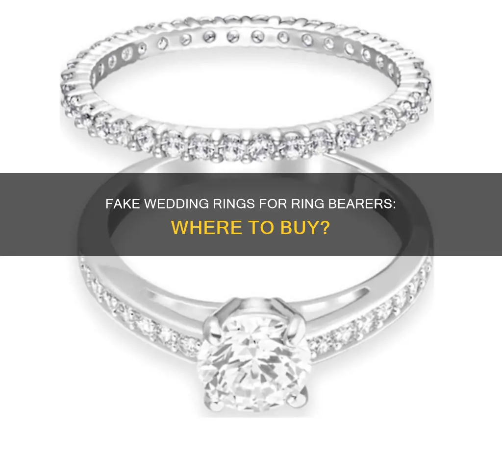 where to buy fake wedding rings for ring bearer