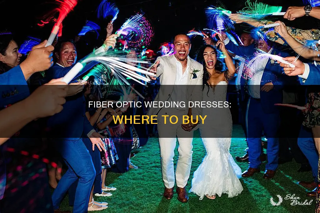 where to buy fiber optic wedding dress