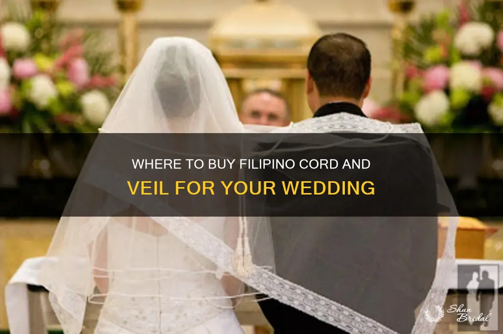 where to buy filipino cord and veil