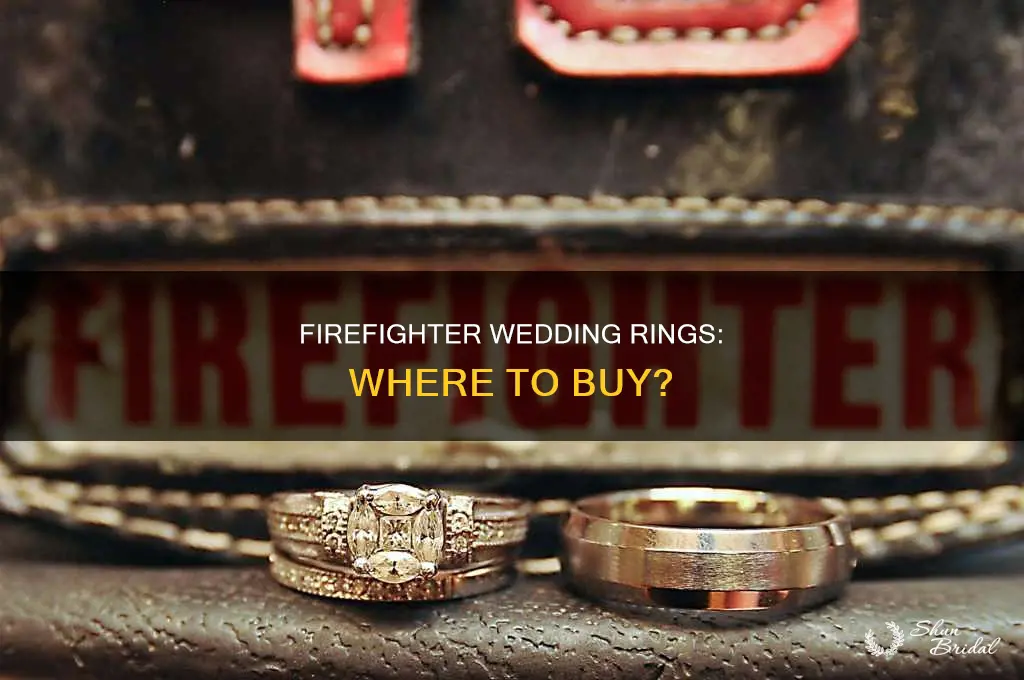 where to buy firefighter wedding rings