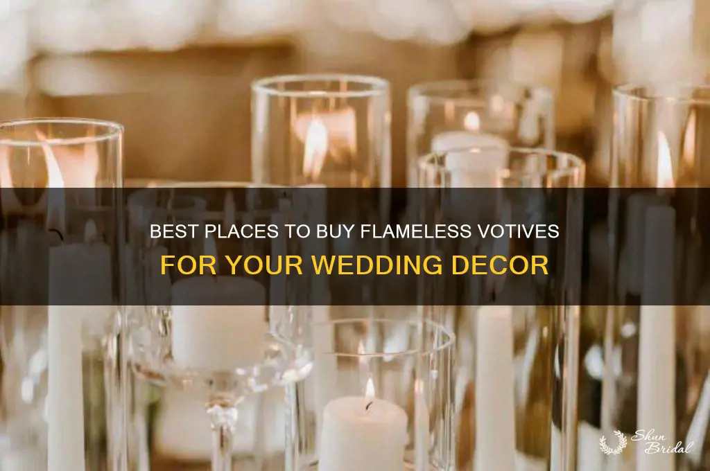 where to buy flameless votives for wedding