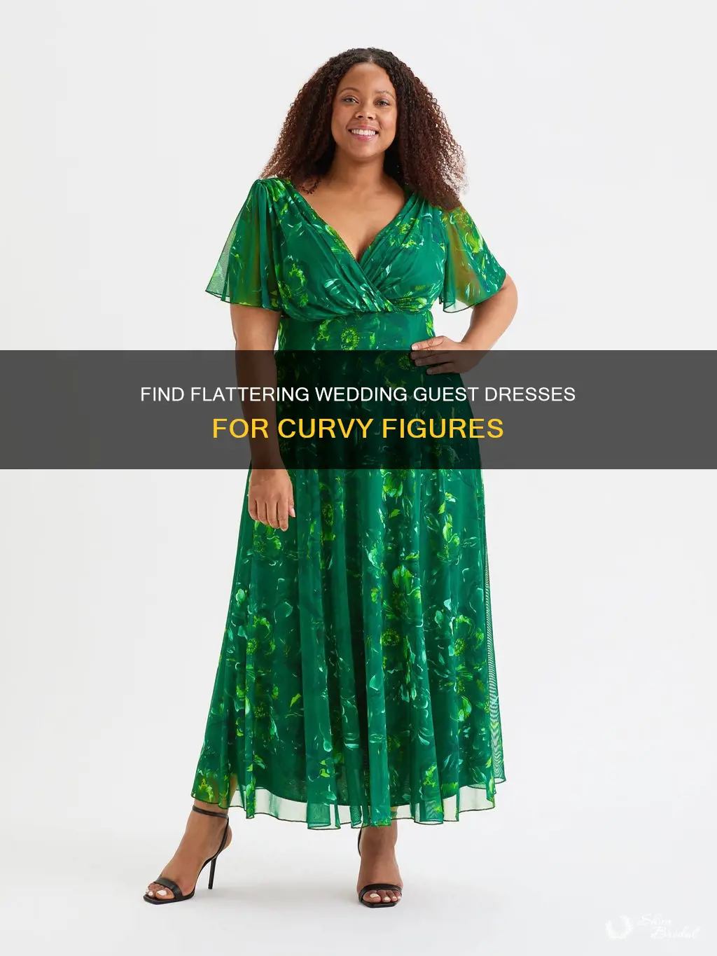 where to buy flattering wedding guest dresses for curvy figures