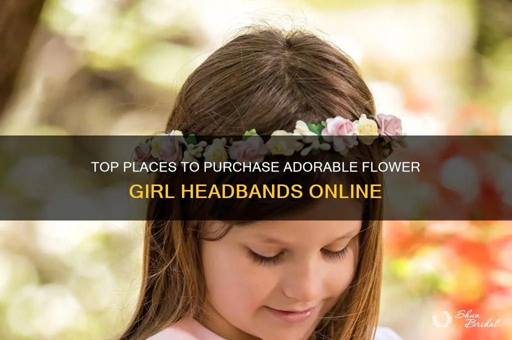 where to buy flower girl headbands