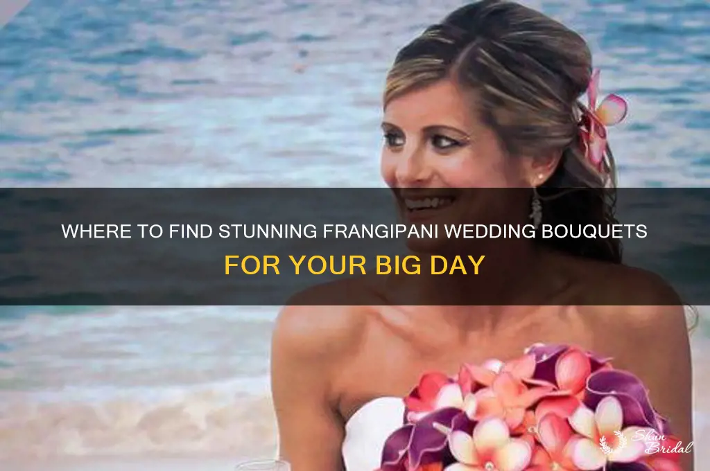 where to buy frangipani wedding bouquet