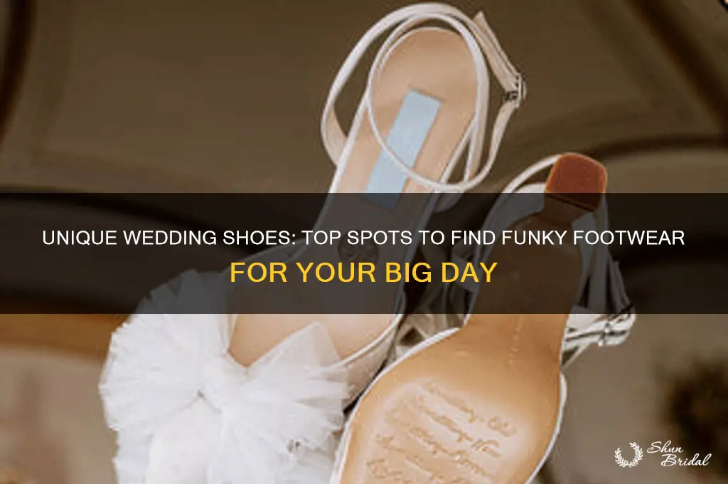where to buy funky wedding shoes