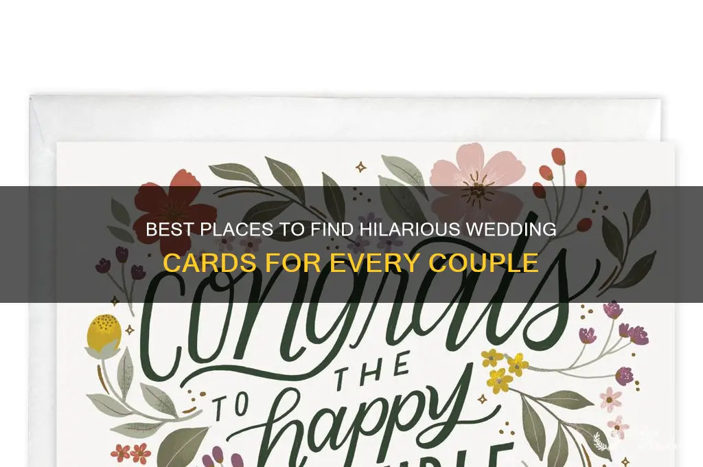 where to buy funny wedding cards
