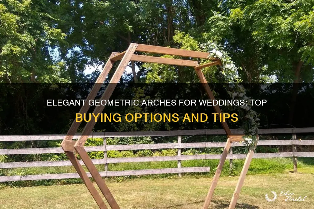 where to buy geometric arches for weddings