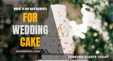 Gold Wedding Cake Accents: Where to Buy Them