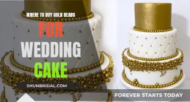 Gold Wedding Cake Beads: Where to Buy Them?