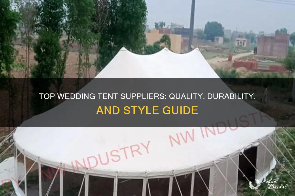 where to buy good quality wedding tents