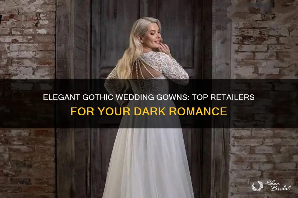 where to buy gothic wedding gowns