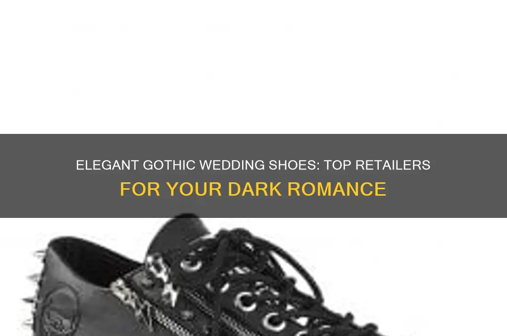 where to buy gothic wedding shoes