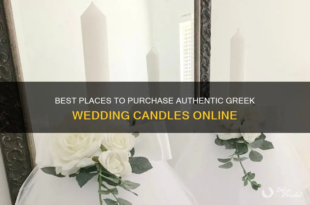 where to buy greek wedding candles
