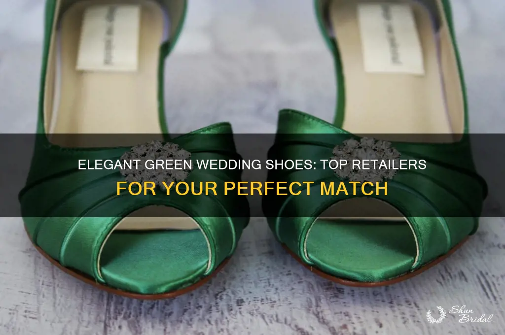 where to buy green shoes for wedding