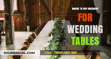 Best Places to Buy Wedding Table Greenery for Your Big Day