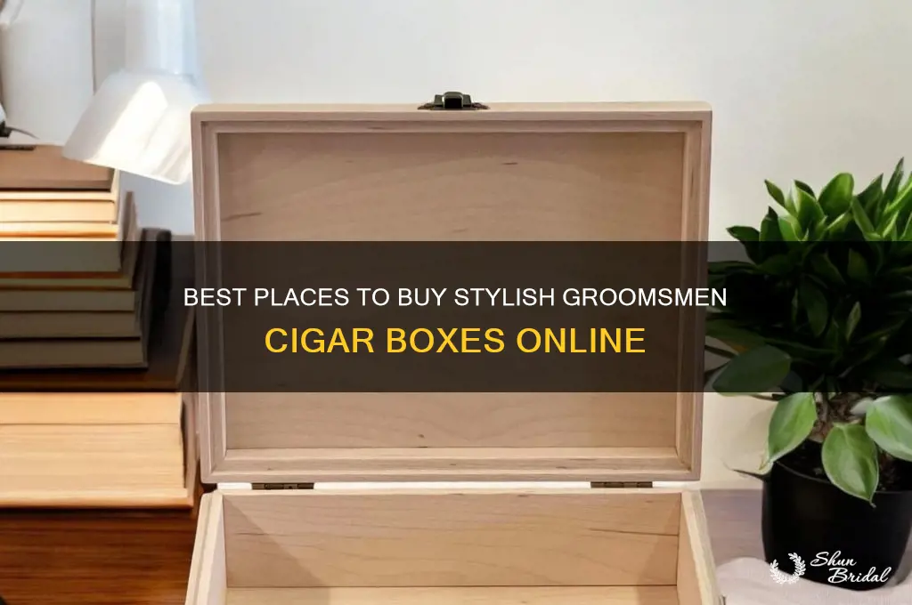 where to buy groomsmen cigar box