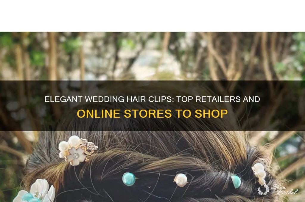 where to buy hair clips for wedding