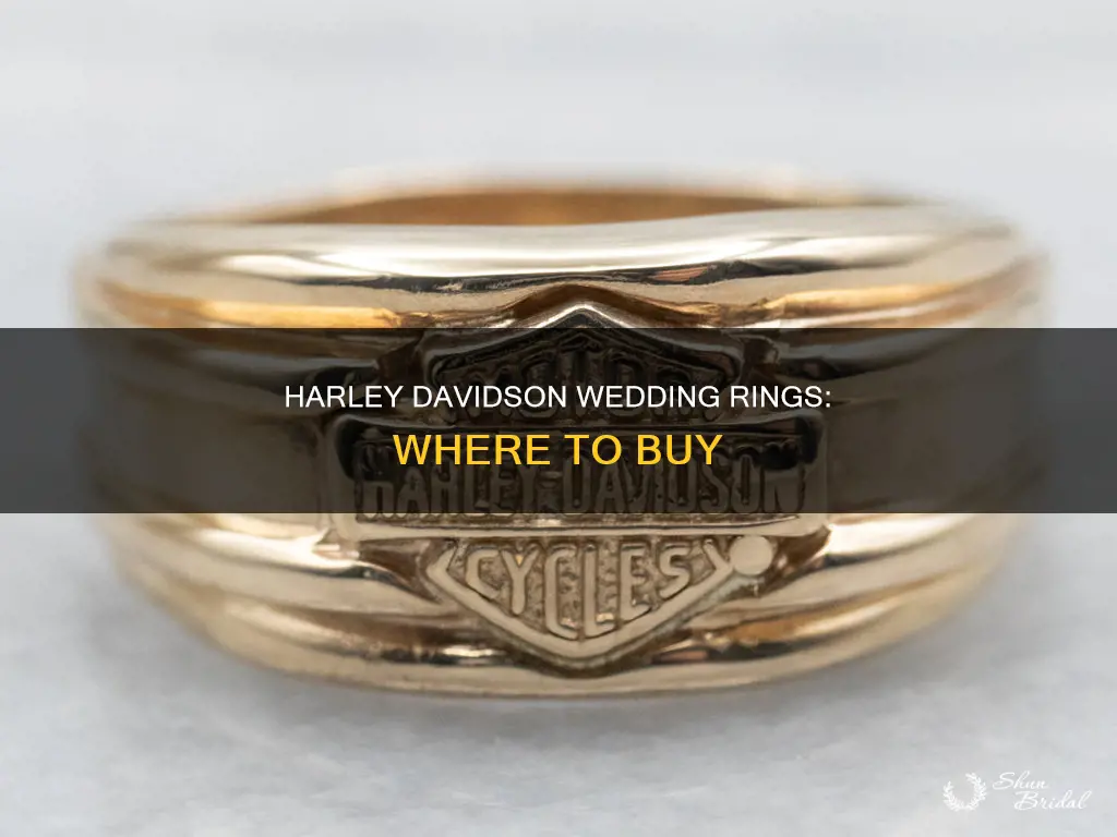 where to buy harley davidson wedding rings