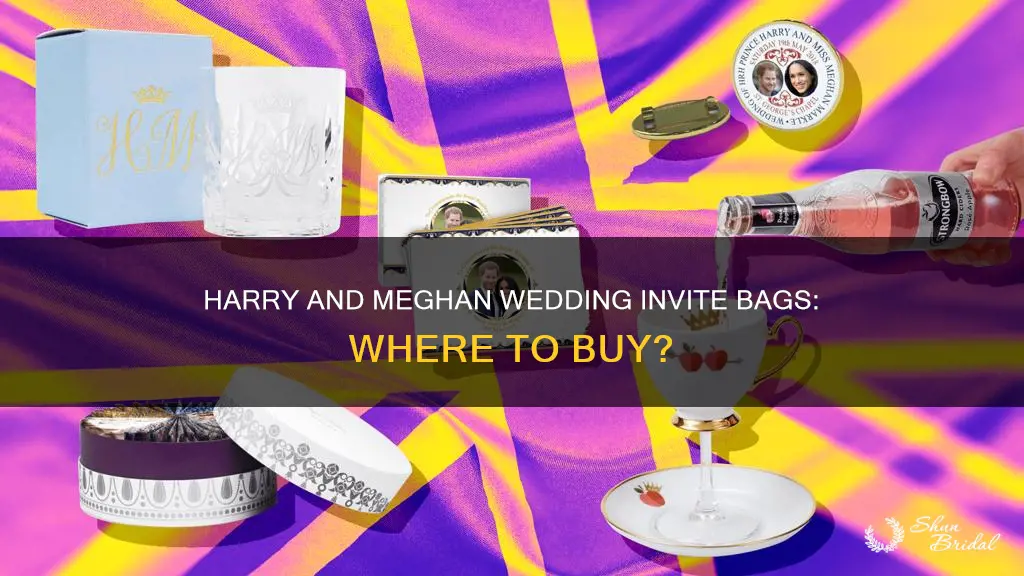 where to buy harry and meghan wedding invite bag