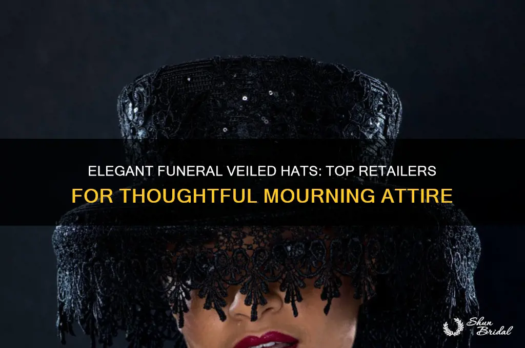 where to buy hat with veil for funeral