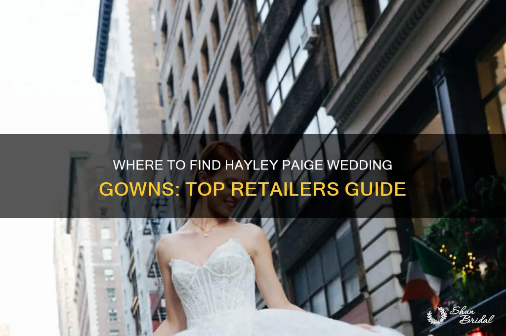 where to buy hayley paige wedding gowns