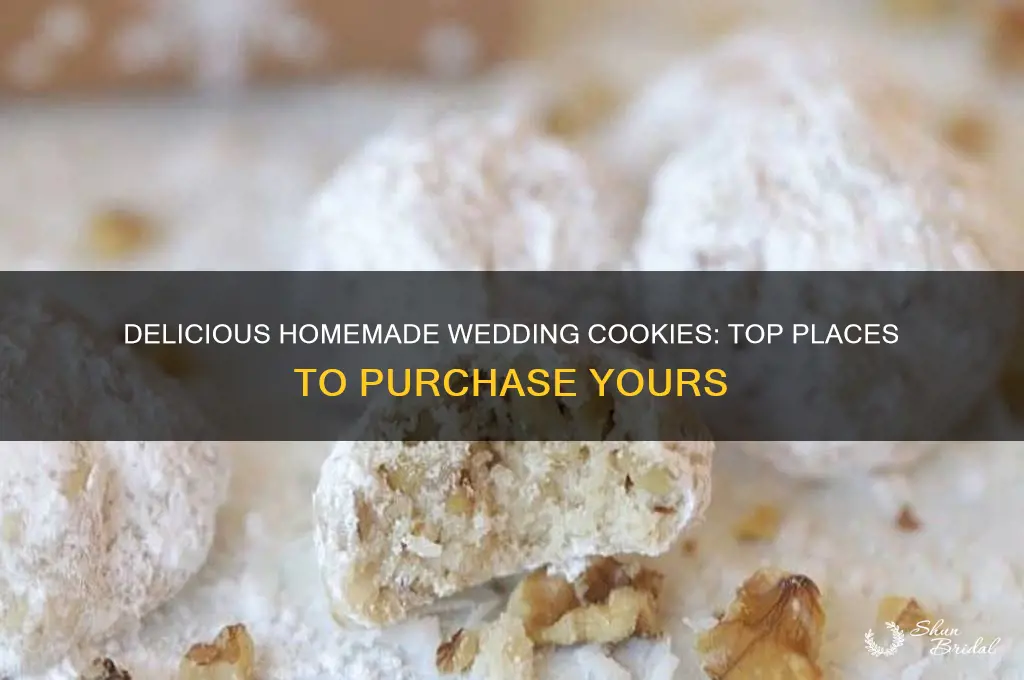 where to buy homemade wedding cookies