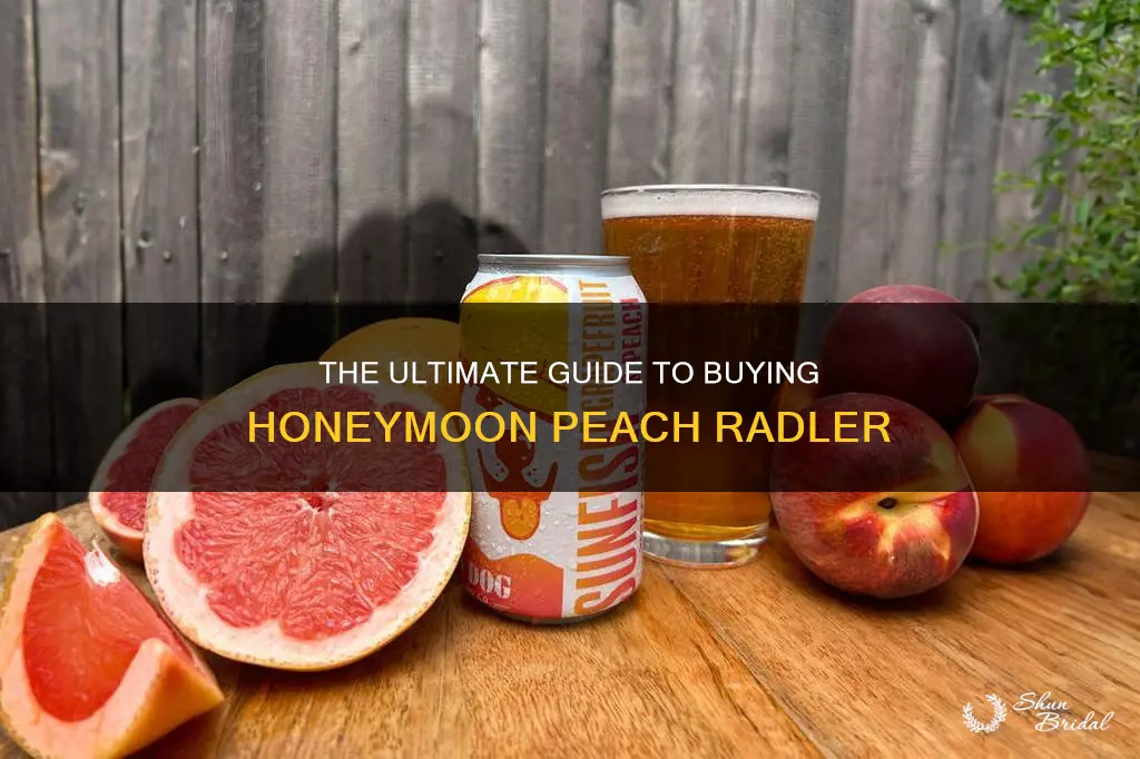 where to buy honeymoon peach radler