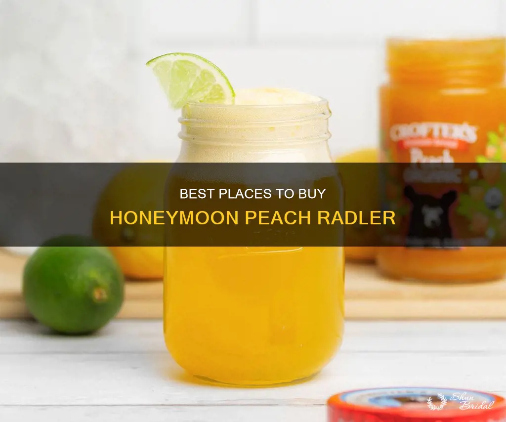 where to buy honeymoon peach radler